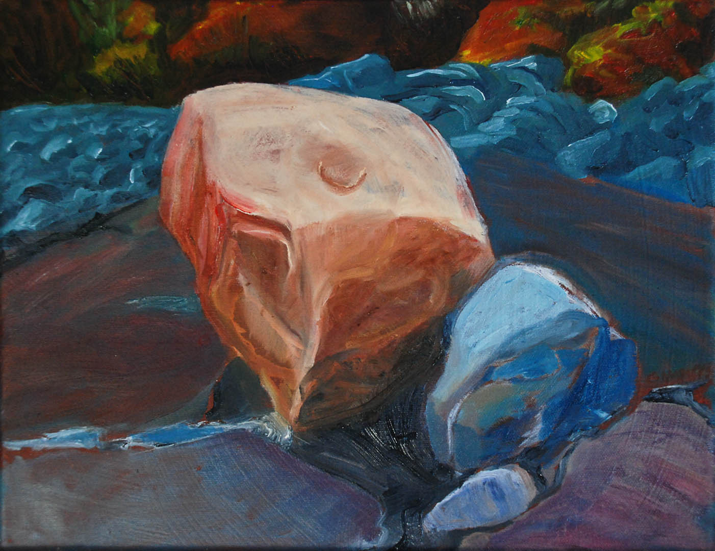 05 Eagle Rocks, Oil on canvas 11x14" $900